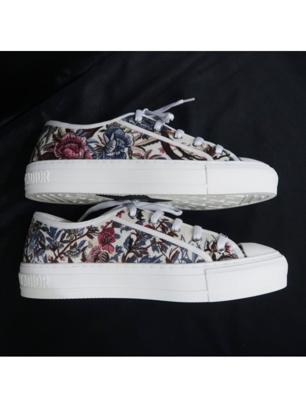 Dior Floral Embroidery Sneakers Size 38 Apparel Shoes - Picture 5 of 10